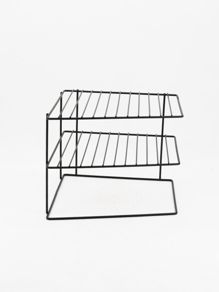 SOPORTE ORGANIZADOR VAJILLA NEGRO