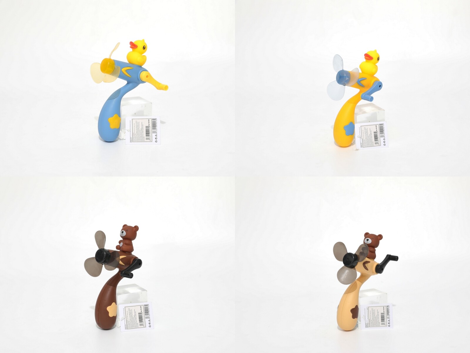 MINI VENTILADOR MANUAL (ANIMAL DE DIBUJOS ANIMADOS) 