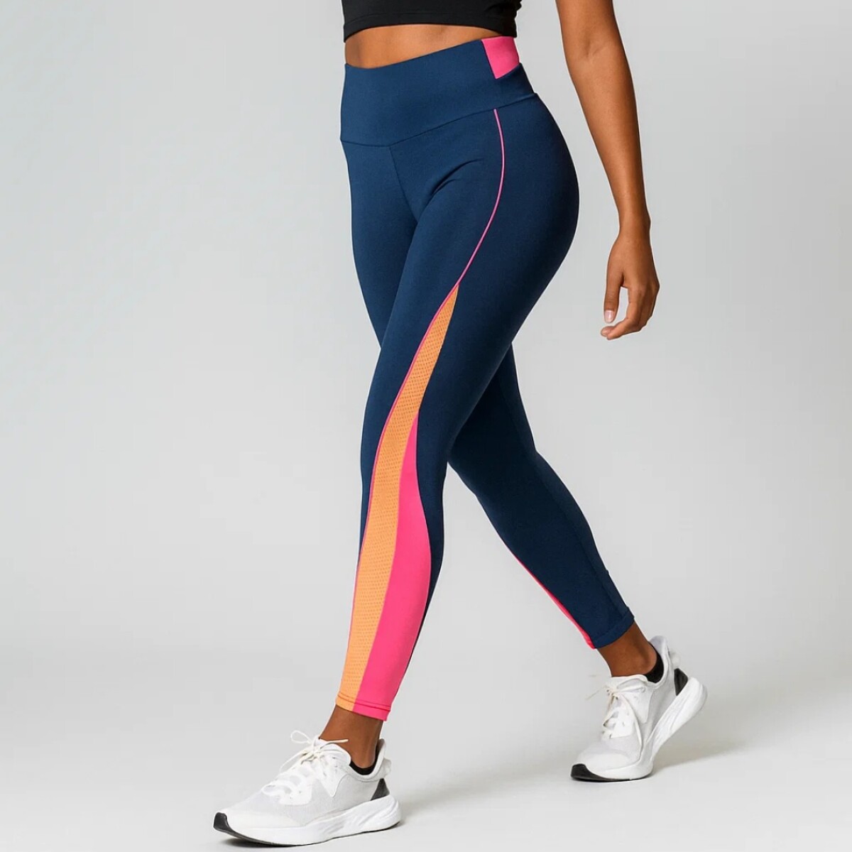CALZA COMBINADA POWERFIT - AZUL 