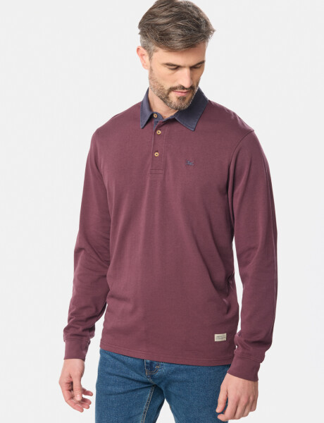 POLO JERSEY LISA Bordo