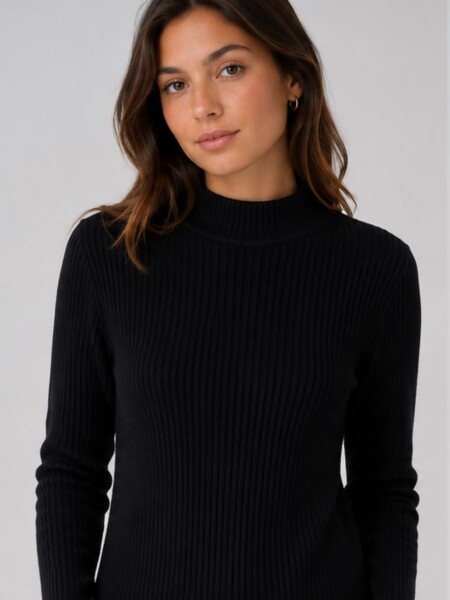 POLERA SLOWLY 915 NEGRO
