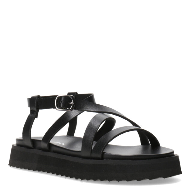 Sandalias de Niña MINI Miss Carol Califa con Hebilla Negro