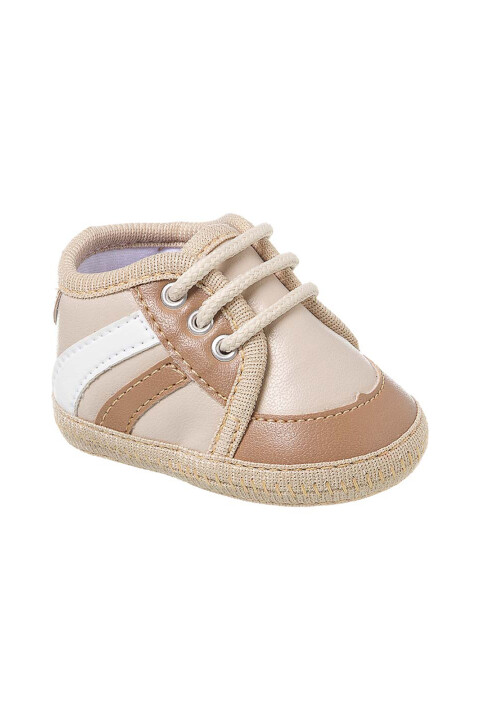 Tenis Acordonado Bebe Marron / Beige