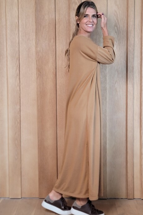 Vestido Jacinta Camel