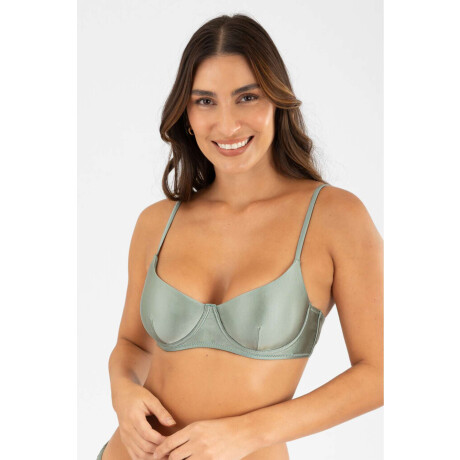 Top balco Musgo metal