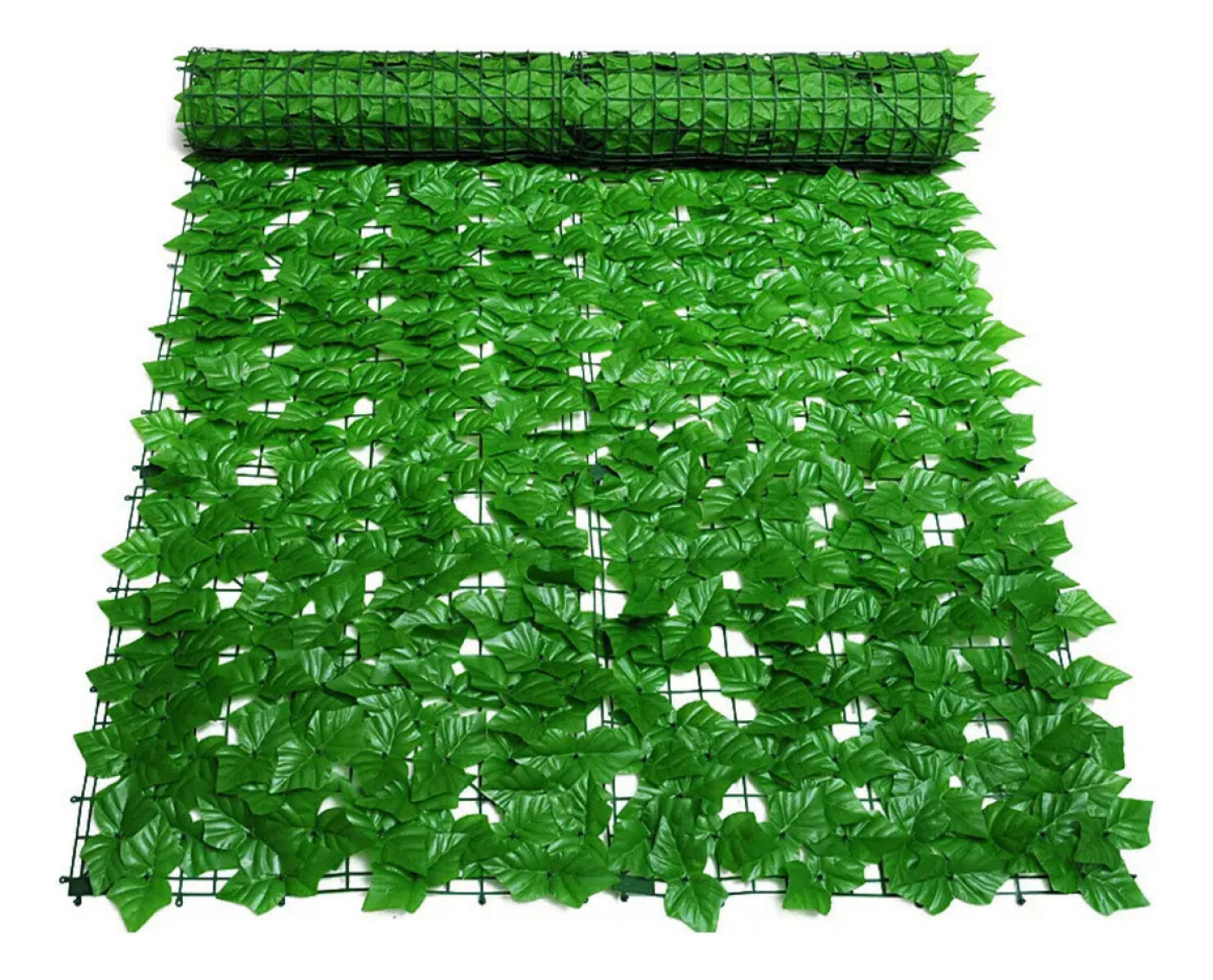 Enredadera Hojas Artificiales Por Rollo Decorativas P/jardín - Verde 
