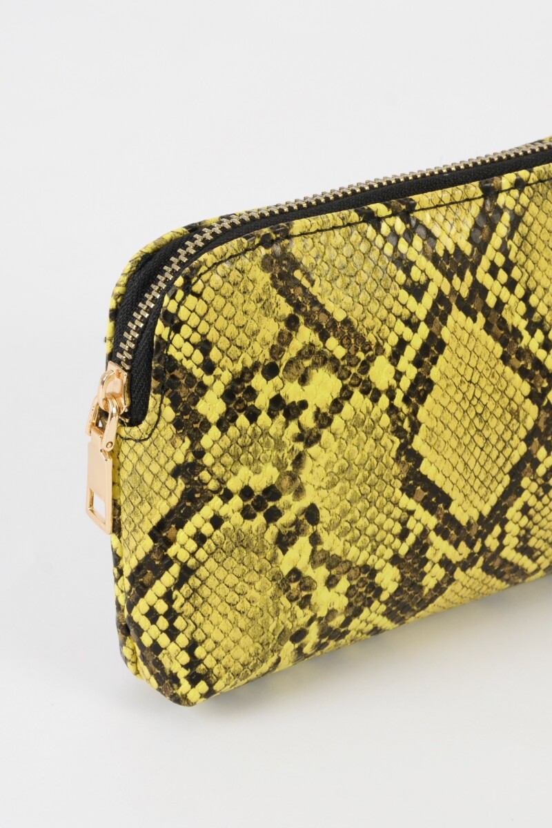 Estuche snake pequeño amarillo