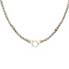 Cadena Espiga-Plata y Oro-Sin piedra-CD5045 Sinpiedra