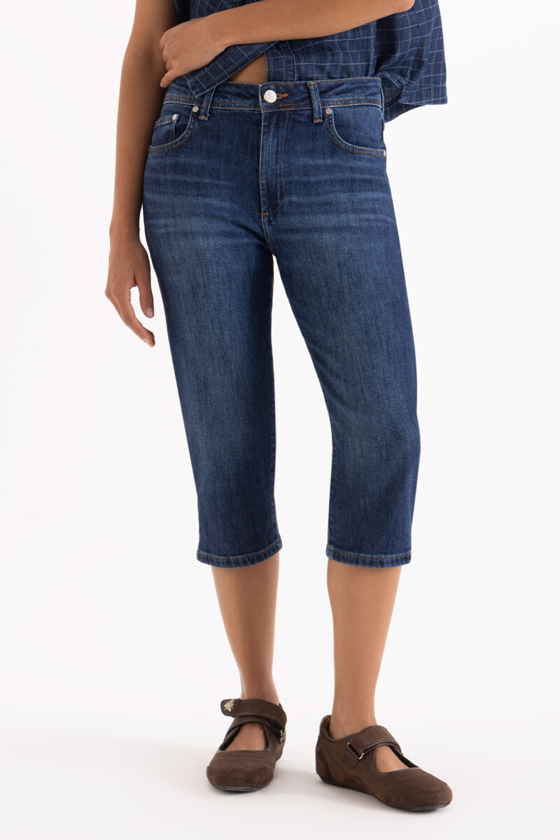 JEANS CAPRI BLUE Azul