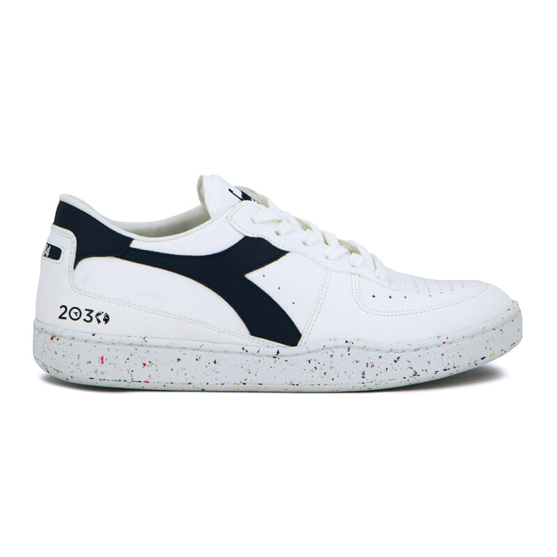 Diadora Heritage Calzado Deportivo MI Basket Low 2030 Blanco-Azul