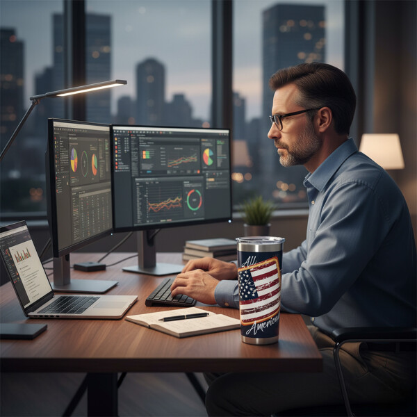 Vaso Térmico Tapa Antiderrames 650ml Aislante Frio Calor Color Azul