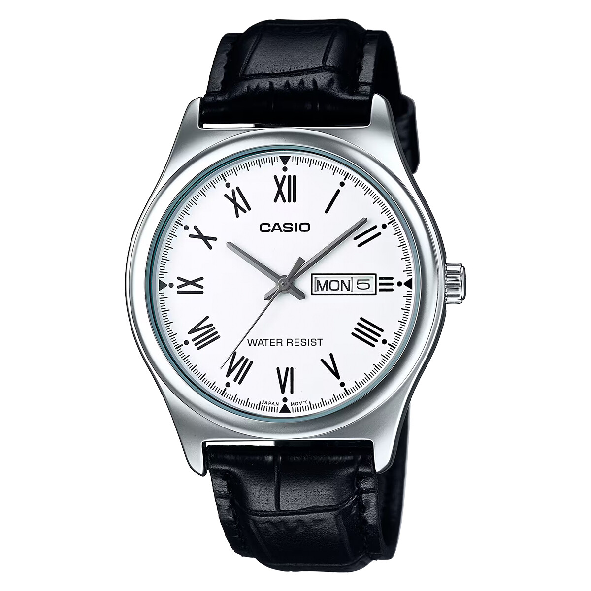 Reloj CASIO MTPV006L-7BUDF Cuero Negro Esfera 40mm 