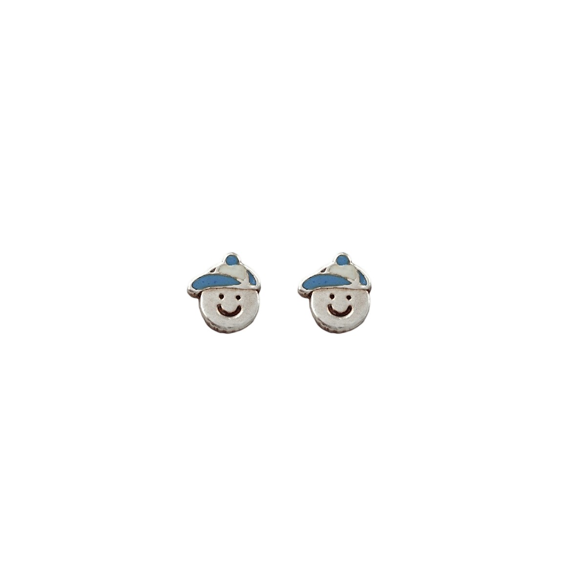Caravanas Caritas - Plata 925 - Resina - CA3947 - sinpiedra 