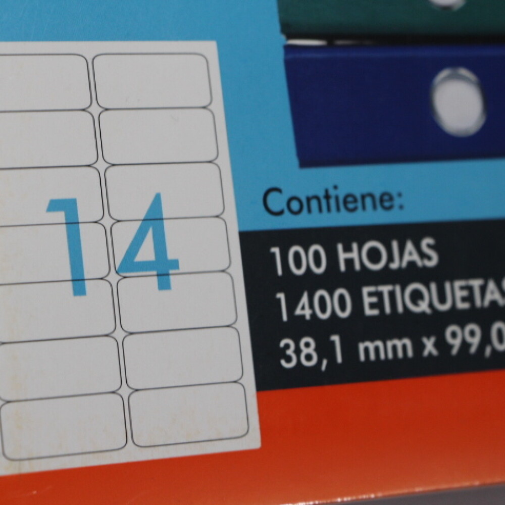 ETIQUETA ROTOLA TAMAÑO A4 318 MODELO 14