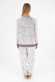 Pijama heart fleece Gris