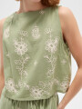 Musculosa Ferae Verde Grisaceo