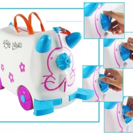 Valija Infantil Carrito de Paseo BLANCO