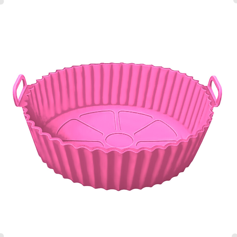 Bandeja Protectora De Silicona Para Freidora de Aire de 16 Cm de Diámetro y 5 Cm de Alto Bandeja Protectora De Silicona Para Freidora de Aire de 16 Cm de Diámetro y 5 Cm de Alto