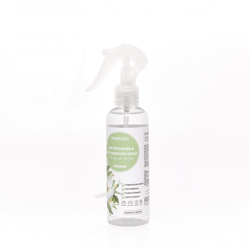 SPRAY AMBIENTADOR Y QUITA ÁCAROS (JAZMÍN/200 ML) SPRAY AMBIENTADOR Y QUITA ÁCAROS (JAZMÍN/200 ML)