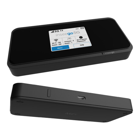 Inseego - Modem M2000 5G Mifi - Hasta 30 Dispositivos Wifi. Wifi A/b/g/n/ac/ax (2,4GHZ y 5GHZ). Li-i 001