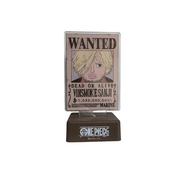 Cartel LED One piece Sanji
