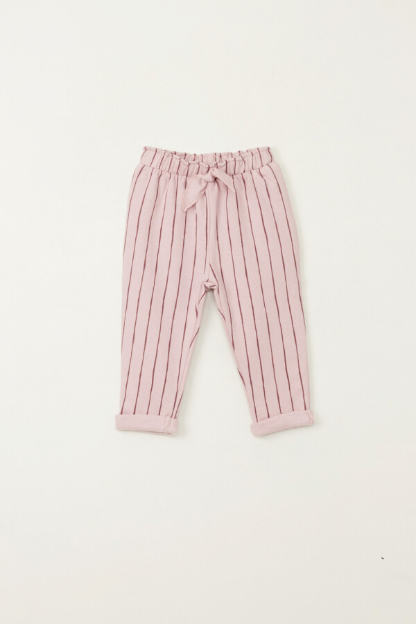 Pantalón deportivo lazo Lila