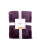 MANTA FLANNEL LISA 2 PLAZAS PURPURA