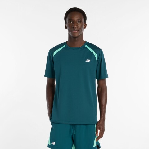 Remera New Balance de Hombre - - MT61L02KAAV GREEN