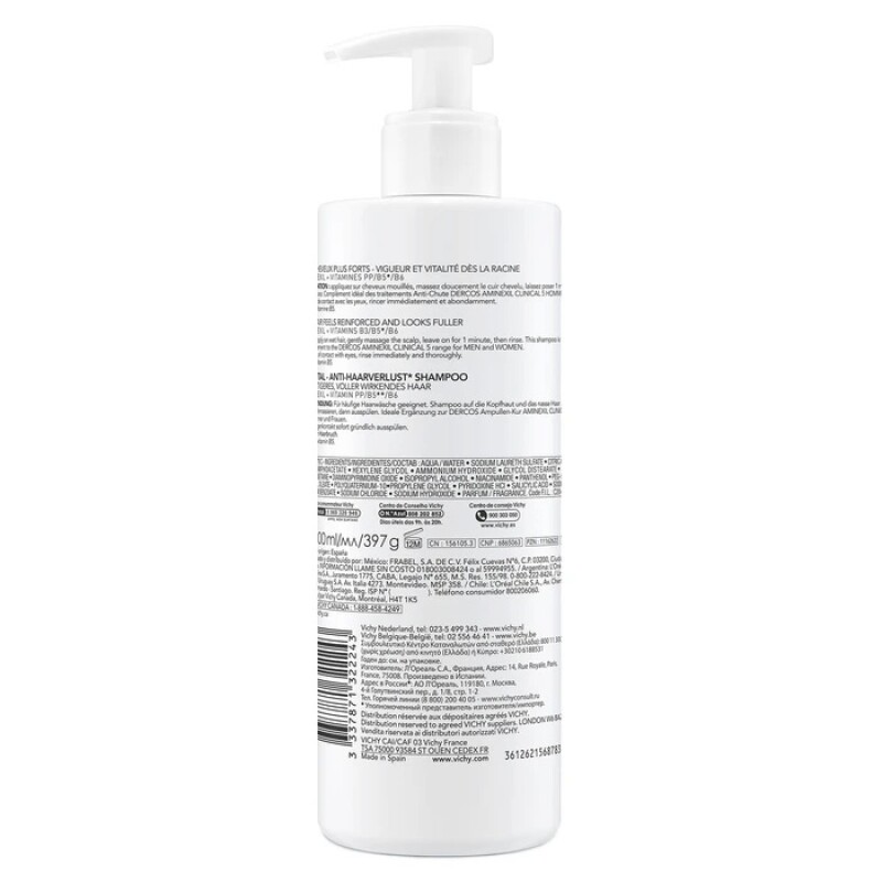 Shampoo Vichy Dercos Energizante Anti-Caída 400 ml Shampoo Vichy Dercos Energizante Anti-Caída 400 ml