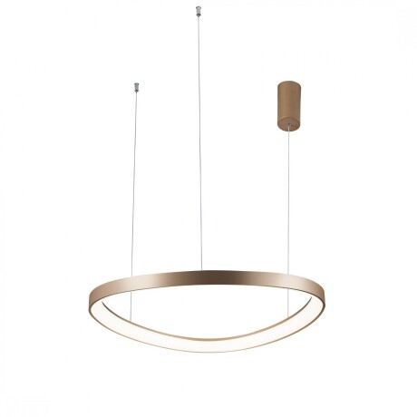 Luminaria Led Diseño triangular Dimerizable 48W, 65cm DORADO