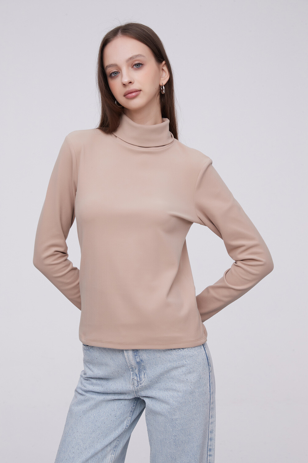 Polera Lullaby Beige Oscuro