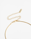 Cadena Corta con Dije Strass Cadena Con Dije Corazón Strass - Dorado