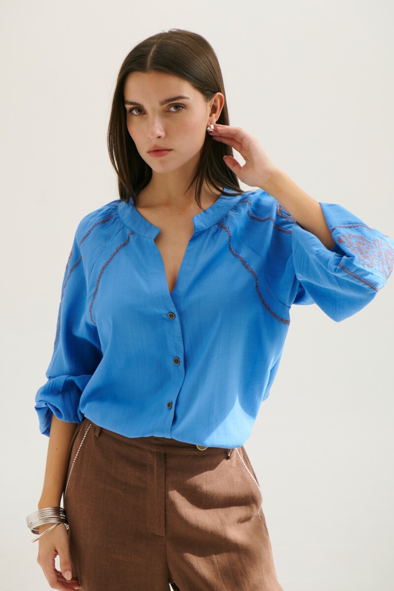 CAMISA INDI AZUL