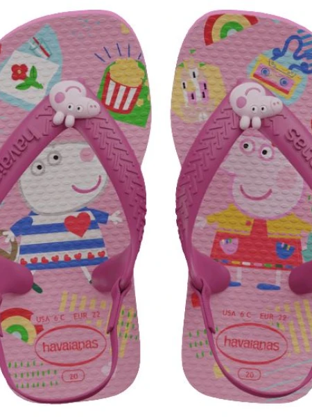 OJOTA HAVAIANA BABY PEPPA PIG ROSADO