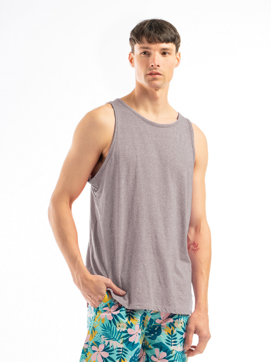 Musculosa Algodón BGDH - Rosado Claro Melange 