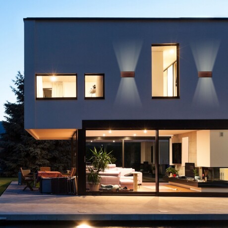 Spot aplique símil madera bidireccional 6w IP65 Spot aplique símil madera bidireccional 6w IP65