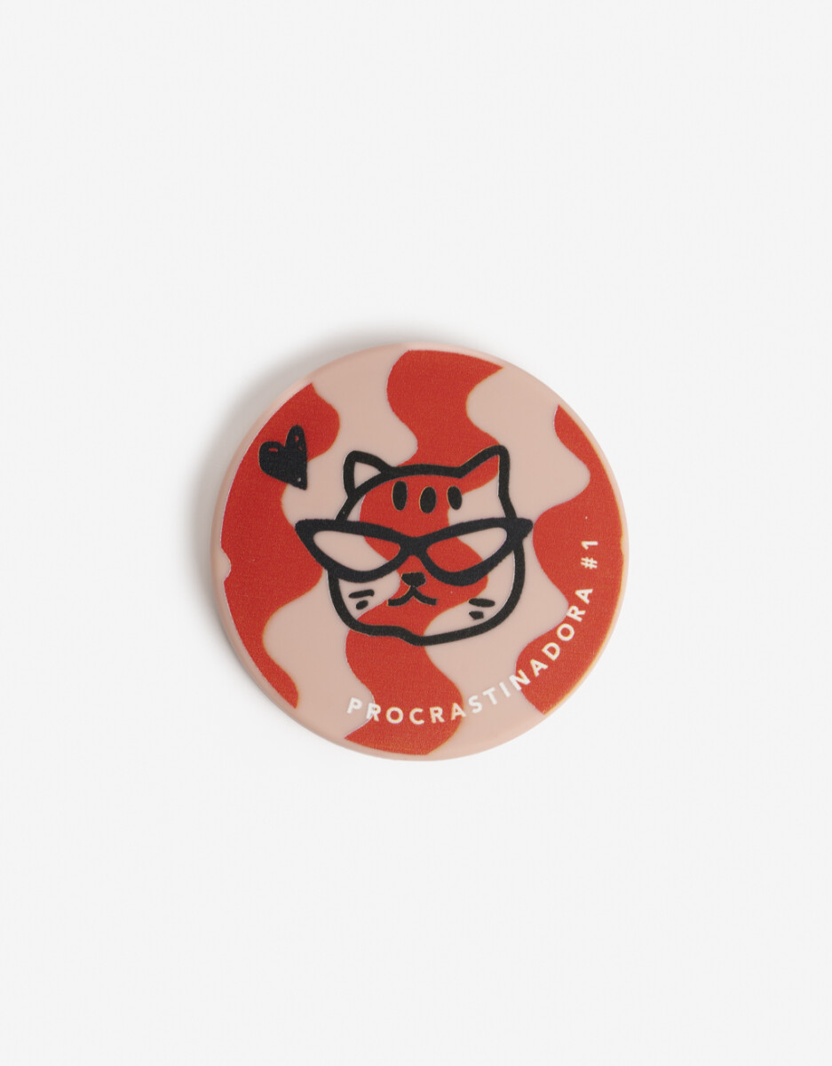 Espejo Redondo Estampado 