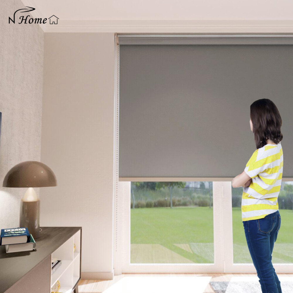Cortina Blackout sistema roller 1.80x2.00m Gris