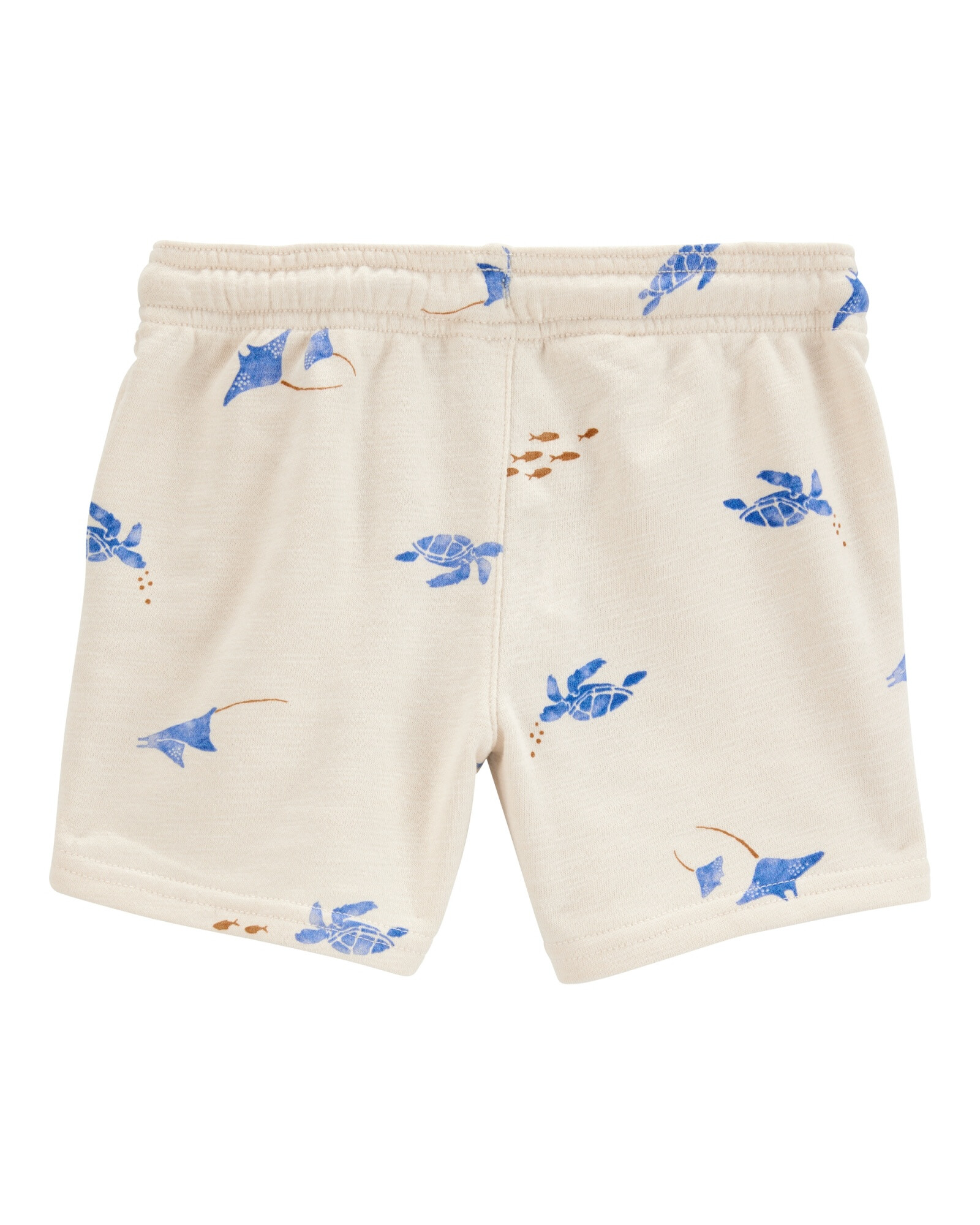 Short deportivo de algodón, diseño animales marinos Sin color