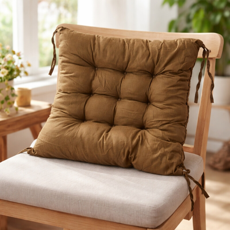 Almohadón para sillas 35x35 MARRON