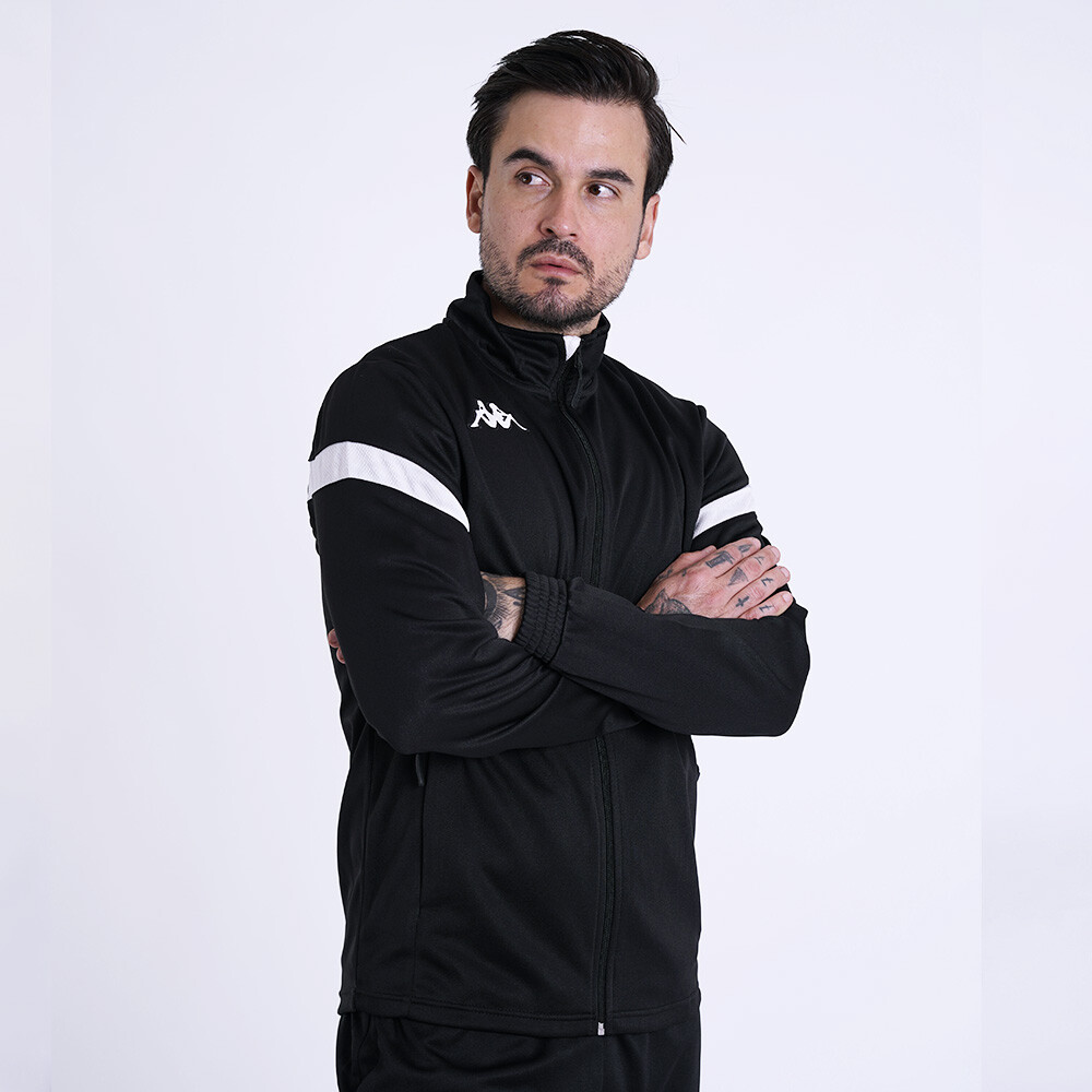 Buzo Futbol Kappa4Soccer Dalcito Hombre Black/white