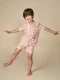 Pijama Corto Con Rayas Bicolor Nude
