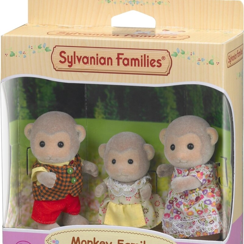 Sylvanian Families Familia De 3 Monitos Sylvanian Families Familia De 3 Monitos