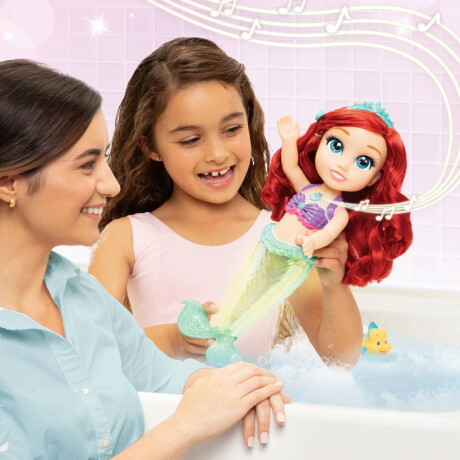 Muñeca Disney Princess Ariel Brilla y Canta Bajo el Mar