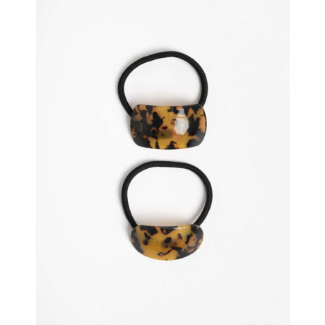 Set De Gomitas Elásticas Marron Carey