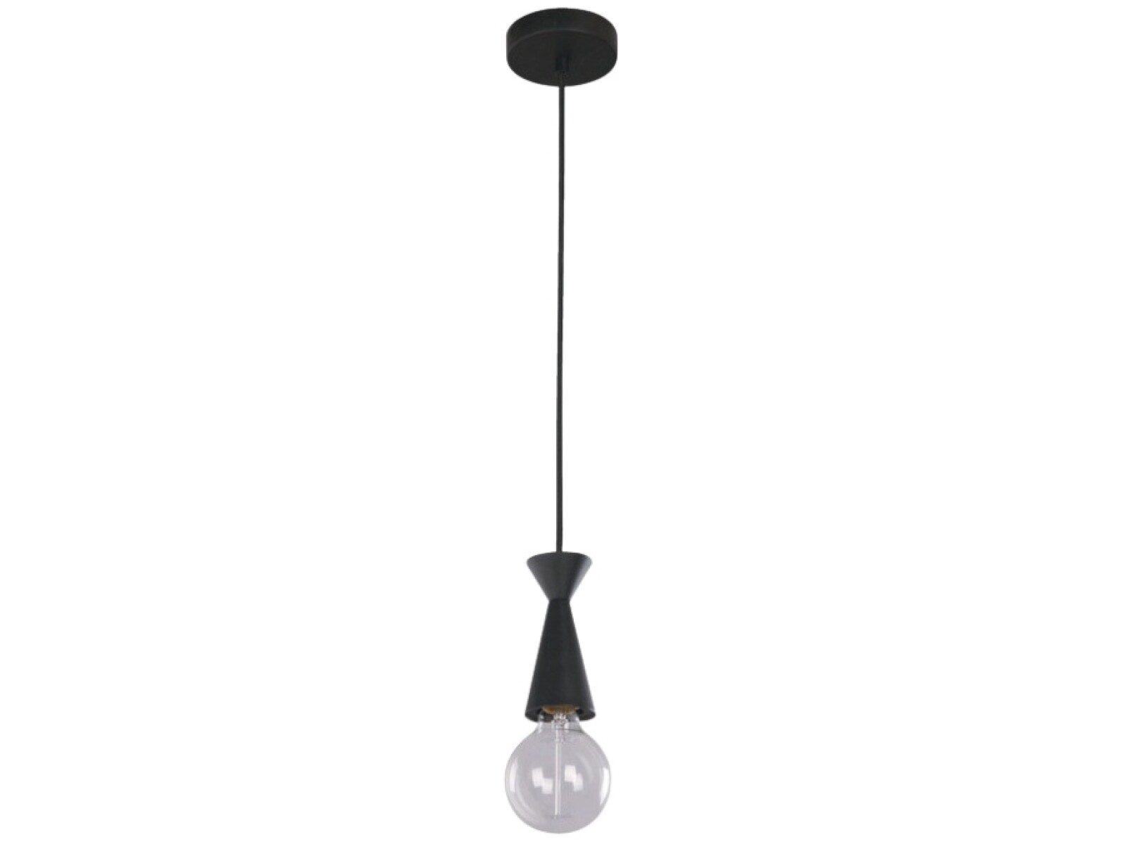 COLGANTE 1L PIA E27 NEGRO 