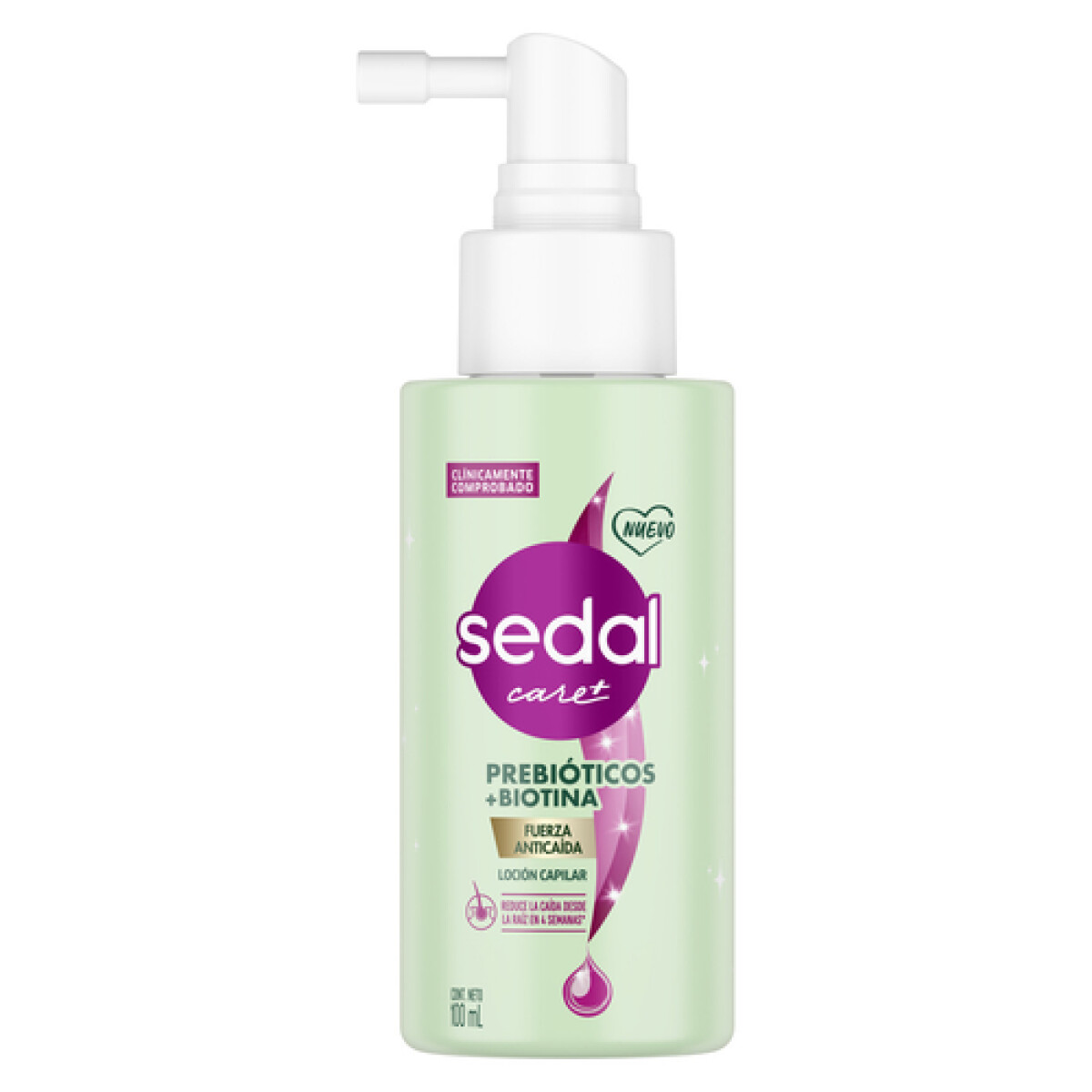 Sedal Loción Capilar Prebióticos + Biotina 100ml – Estimula el Crecimiento y Previene la Caída