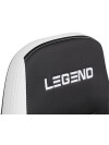 Silla gaming LERBJERG polipiel negro/blanco Silla gaming LERBJERG polipiel negro/blanco