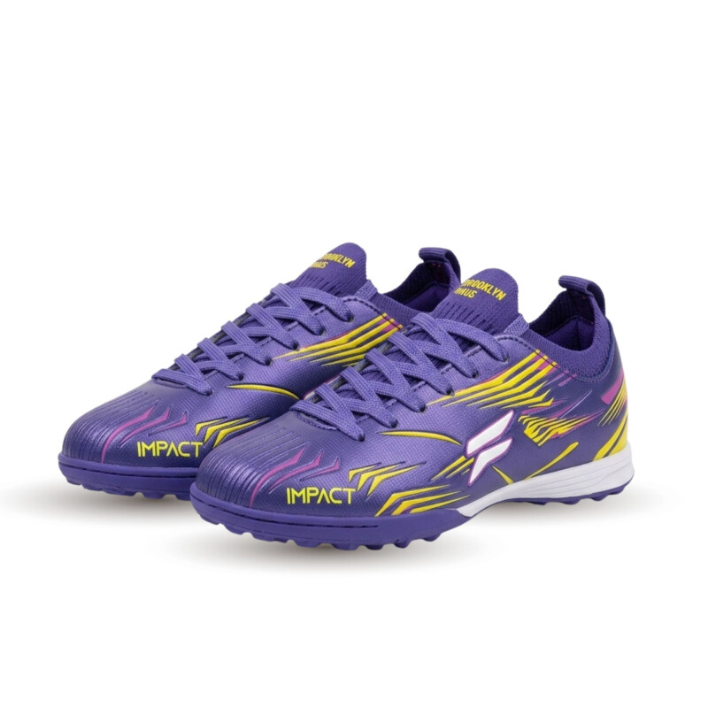 CHAMPIONES TBH IMPACT TF RUBBER Niño IMPACT TF Violeta-amarillo