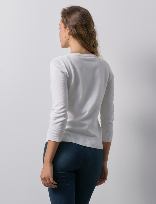 Cardigan Basico CRUDO